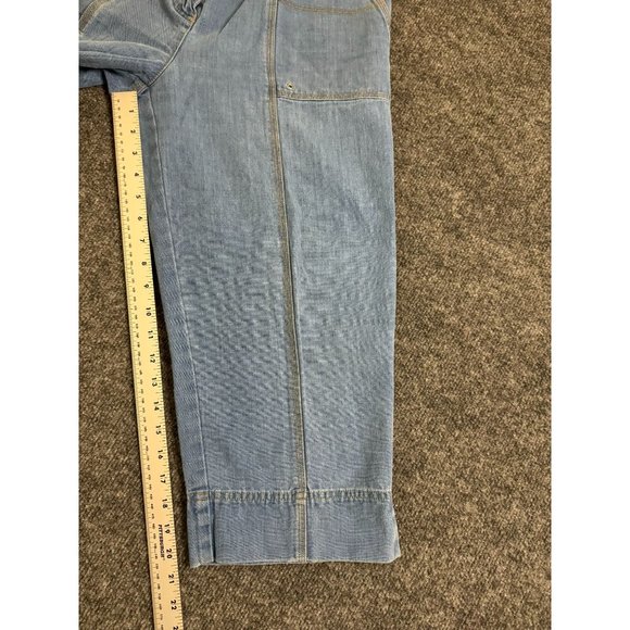 VTG Ralph Lauren Cropped Jeans‎ Women 10 Wide-Leg Gaucho Retro 90s Y2K Denim LRL - Picture 9 of 10